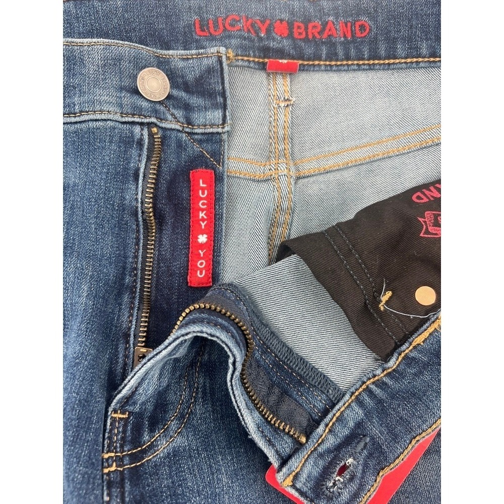 Lucky Brand 412 Athletic Slim Jeans Mens 38x32 Medium Wash Blue Denim NWT - Picture 5 of 5